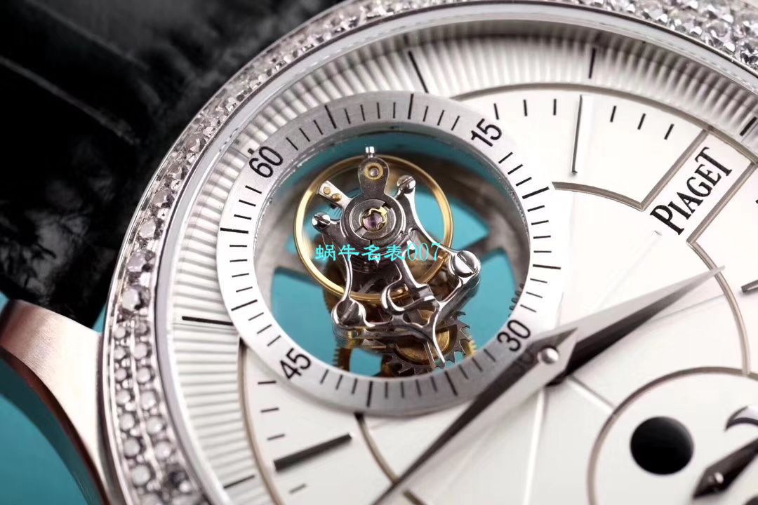 【R8厂PIAGET复刻高仿手表】伯爵BLACK -TIE系列G0A37115,G0A38114陀飞轮腕表 / PT021