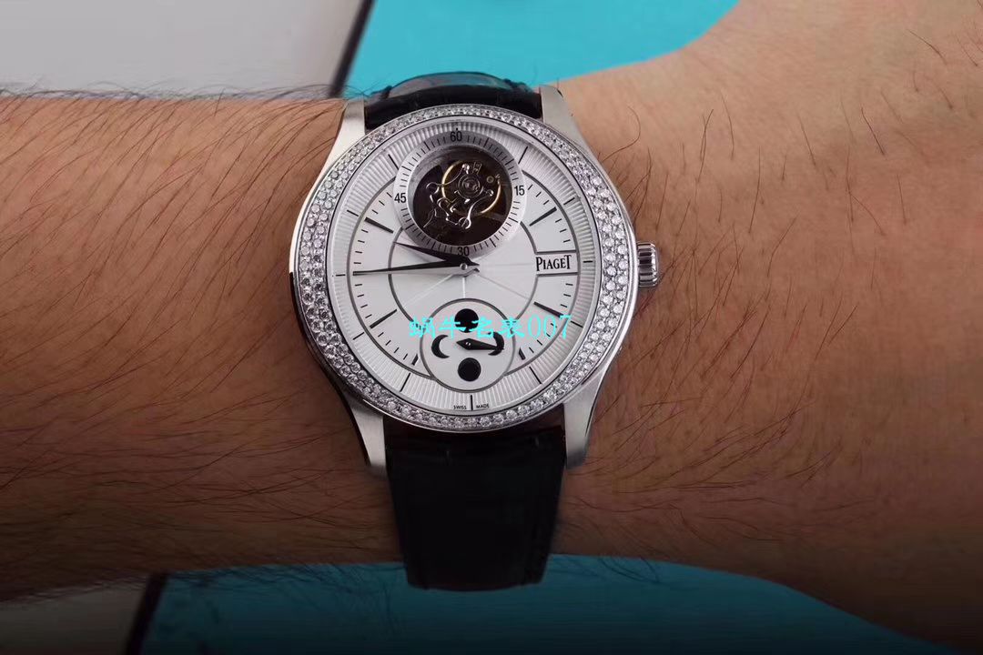 【R8厂PIAGET复刻高仿手表】伯爵BLACK -TIE系列G0A37115,G0A38114陀飞轮腕表 / PT021