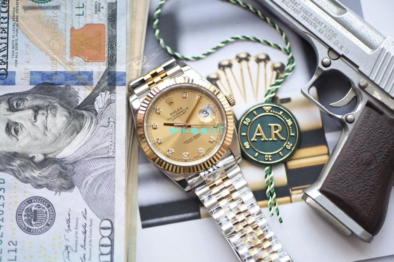 【视频评测】AR厂AR出品超强劳力士日志41mm副本五连珠复刻高仿116333-72213 G / R519