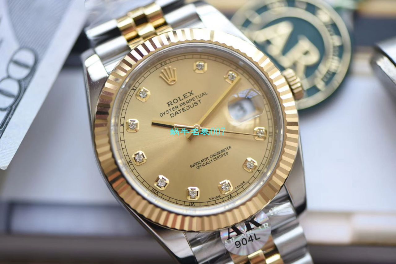 【视频评测】AR厂AR出品超强劳力士日志41mm副本五连珠复刻高仿116333-72213 G / R519