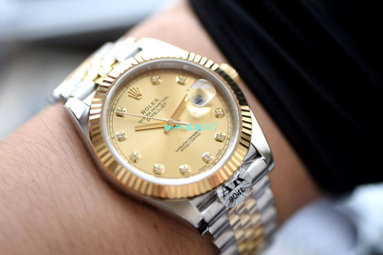 【视频评测】AR厂AR出品超强劳力士日志41mm副本五连珠复刻高仿116333-72213 G / R519