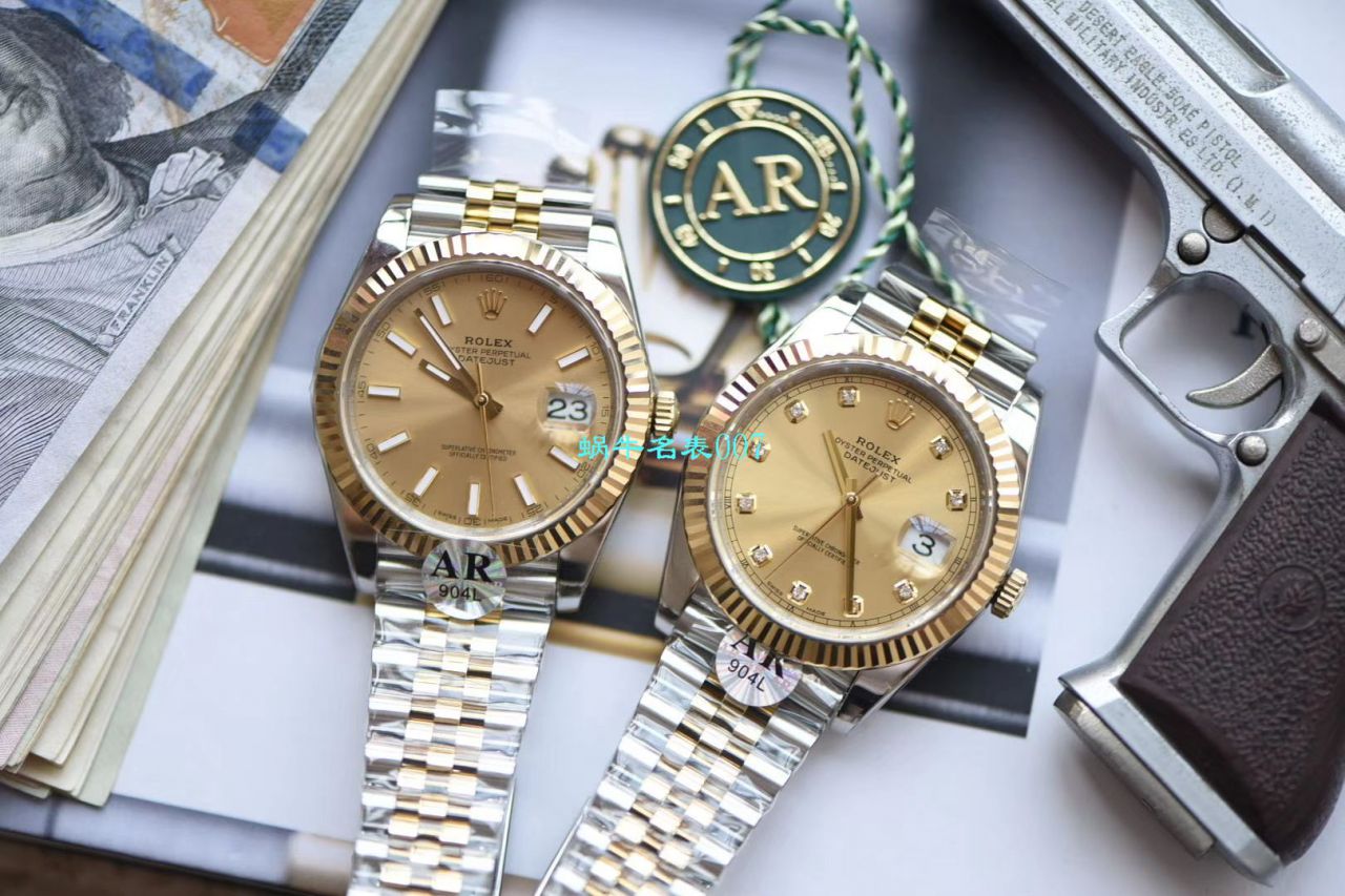 【视频评测】AR厂AR出品超强劳力士日志41mm副本五连珠复刻高仿116333-72213 G / R519