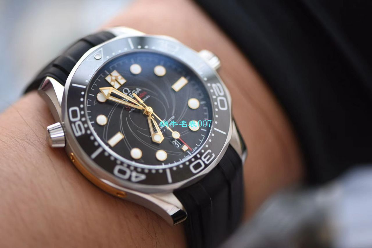VS厂爆品顶级复刻高仿欧米茄海马300米潜水表詹姆斯·邦德007，每个男人心中都有一个007梦 / M636