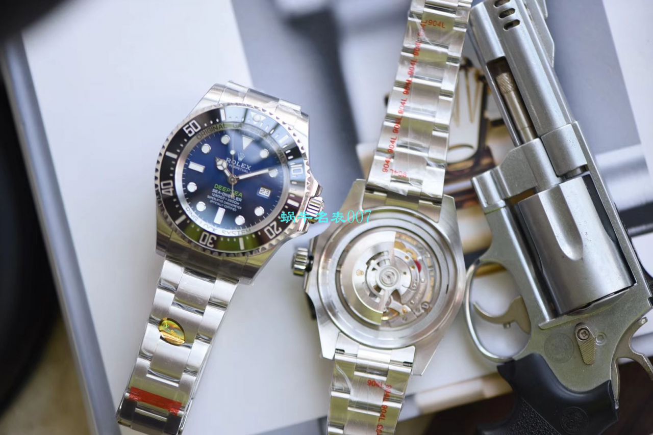 【视频评测超级神器】N厂复刻最新904L复刻高仿超级渐变蓝鬼王～劳力士m126660-0002手表 / R500