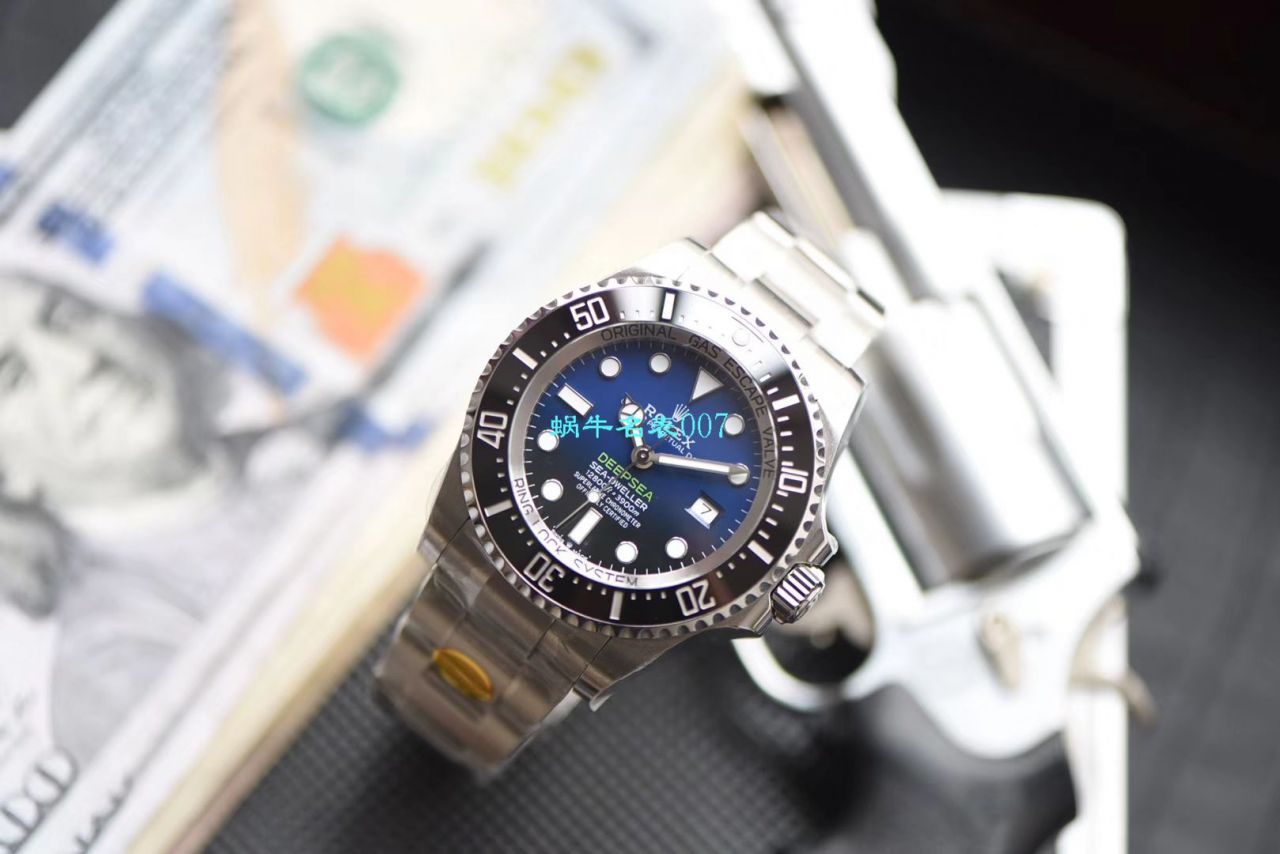 【视频评测超级神器】N厂复刻最新904L复刻高仿超级渐变蓝鬼王～劳力士m126660-0002手表 / R500