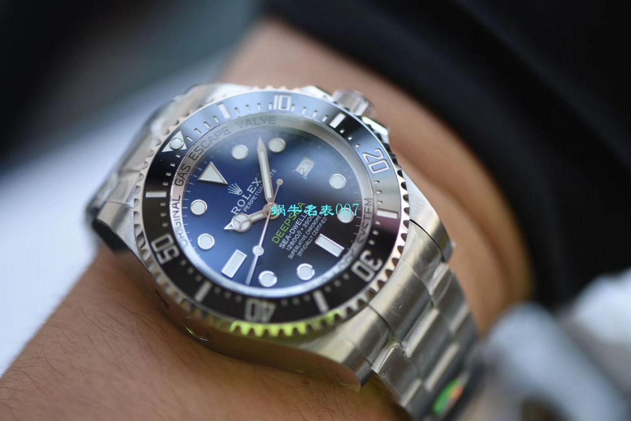 【视频评测超级神器】N厂复刻最新904L复刻高仿超级渐变蓝鬼王～劳力士m126660-0002手表 / R500