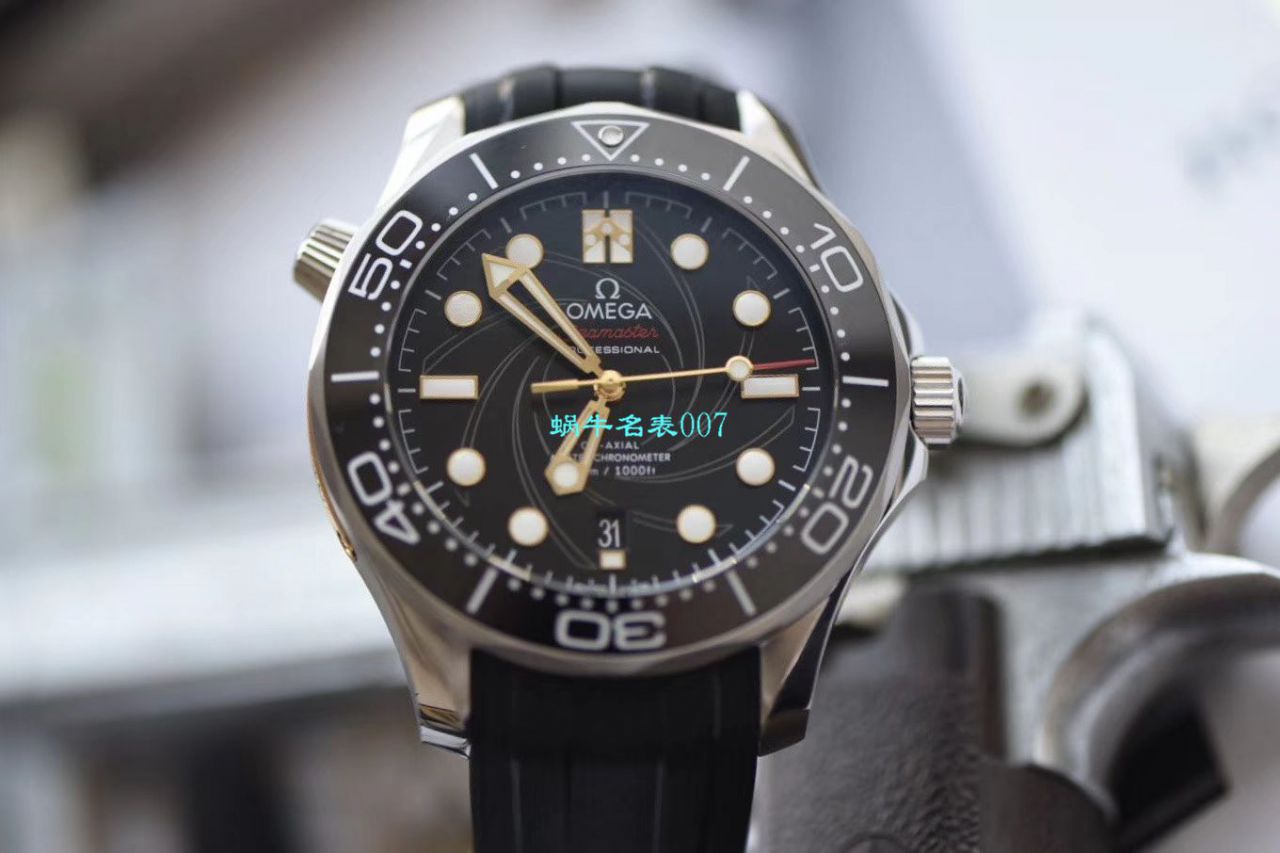 【VS厂007复刻手表】Omega欧米茄海马300米顶级复刻高仿潜水表詹姆斯·邦德限量版210.22.42.20.01.004 / M619