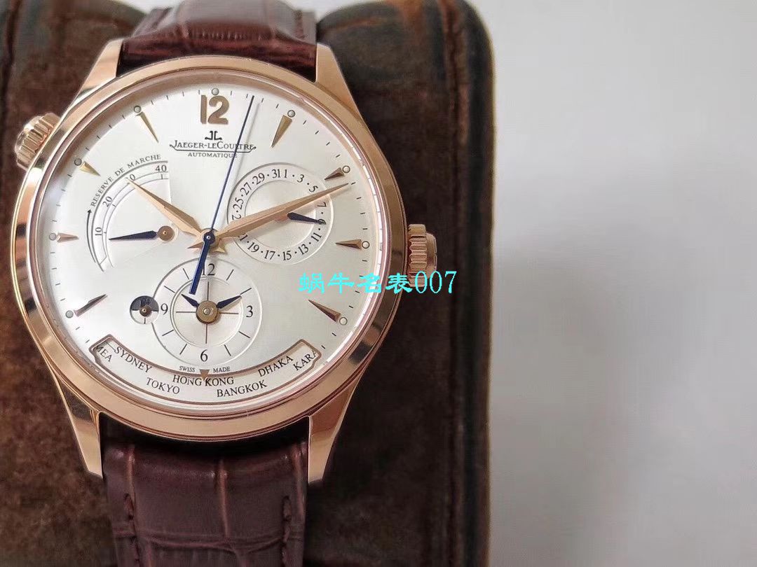 【视频评测ZF厂积家复刻高仿表】积家大师系列地理学家1422521腕表 / JJ156