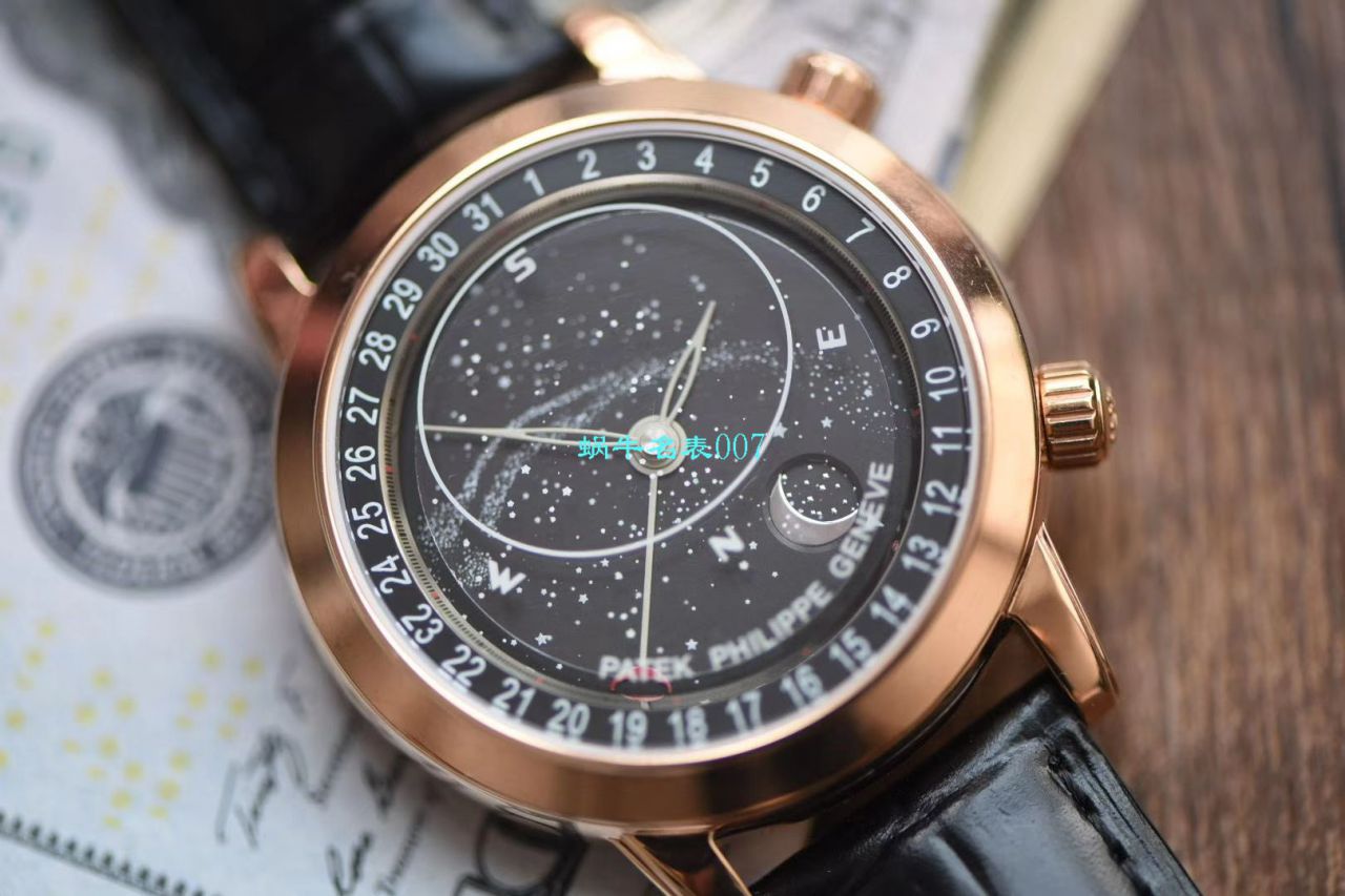 【台湾厂百达翡丽星空多少钱】百达翡丽超级复杂功能计时复刻高仿6102R-001腕表 / BD239