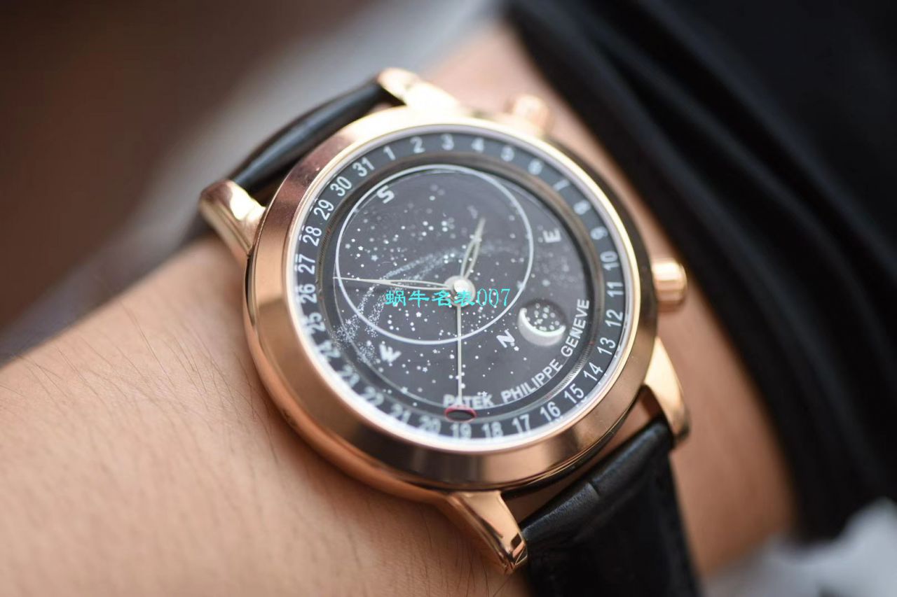 【台湾厂PATEK PHILIPPE 璀璨星空升级版～】百达翡丽超级复刻高仿复杂功能计时系列6104R腕表 / BD251