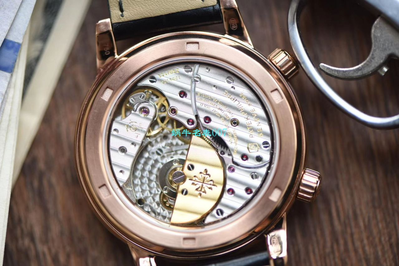 【台湾厂百达翡丽星空多少钱】百达翡丽超级复杂功能计时复刻高仿6102R-001腕表 / BD239