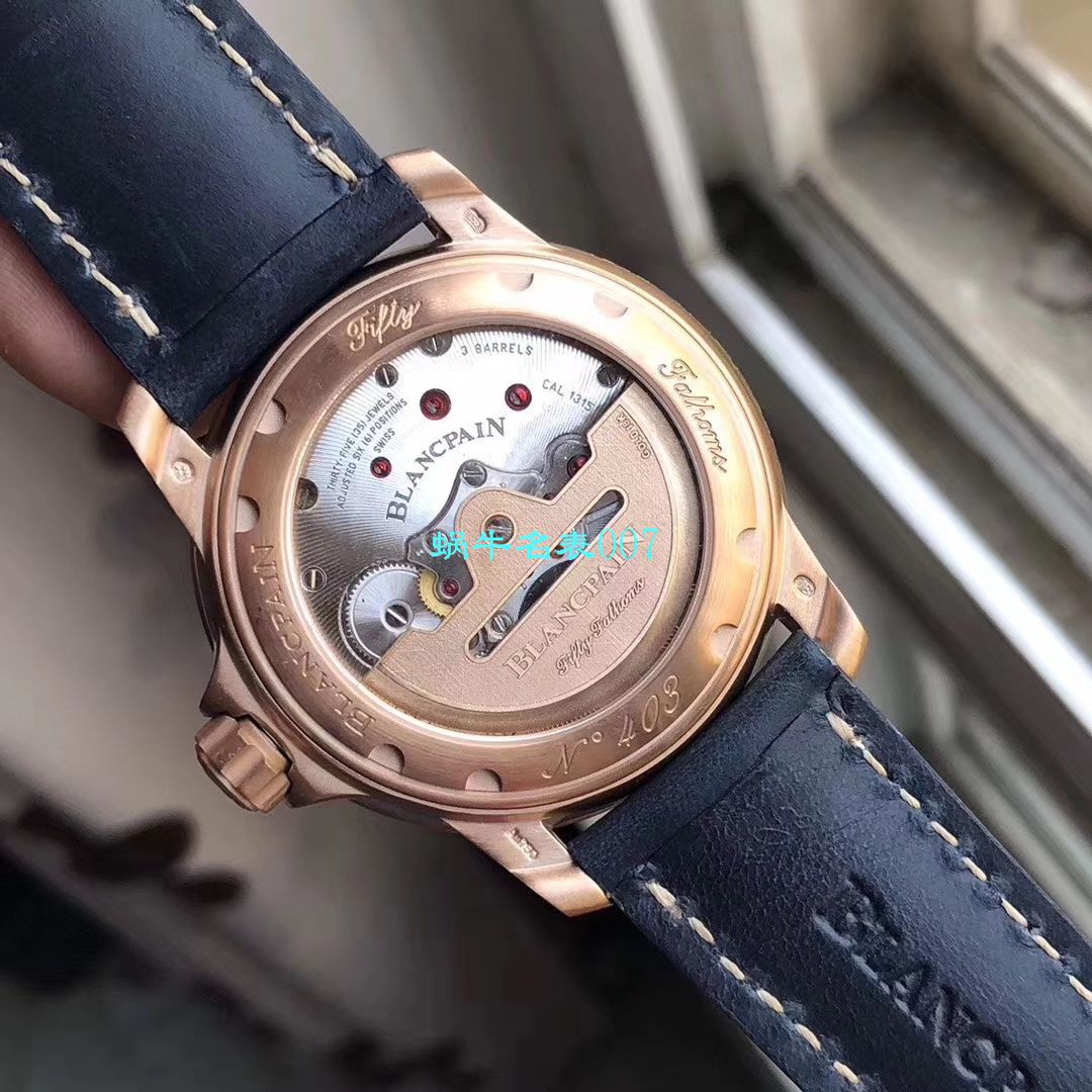 【ZF厂Blancpain超A复刻高仿手表】宝珀五十噚系列5015-3603C-63B腕表 / BP066
