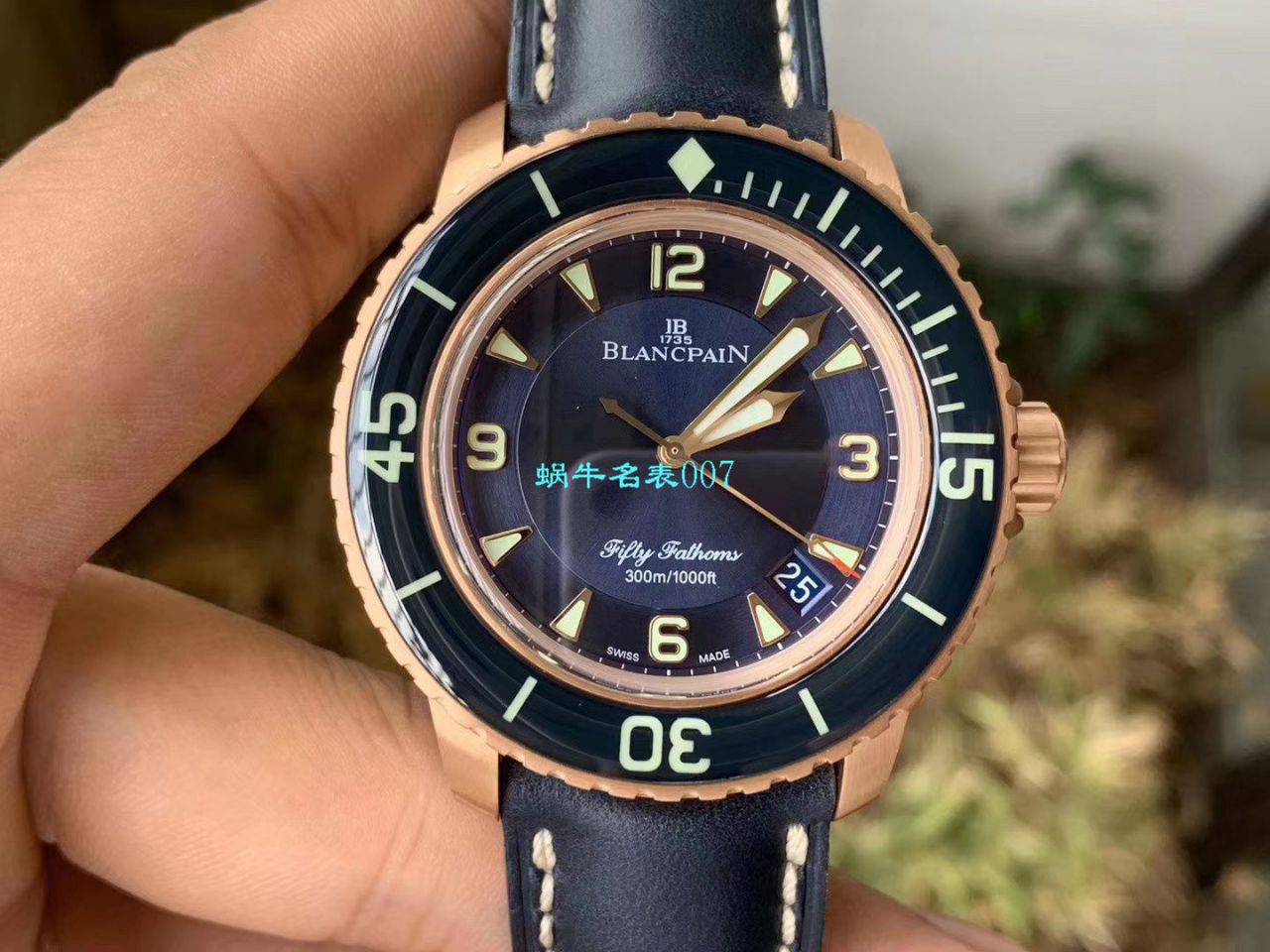 【ZF厂Blancpain超A复刻高仿手表】宝珀五十噚系列5015-3603C-63B腕表 / BP066