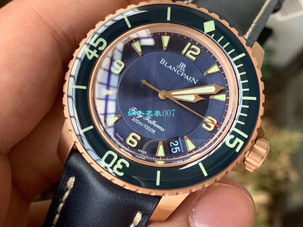 【ZF厂Blancpain超A复刻高仿手表】宝珀五十噚系列5015-3603C-63B腕表 / BP066
