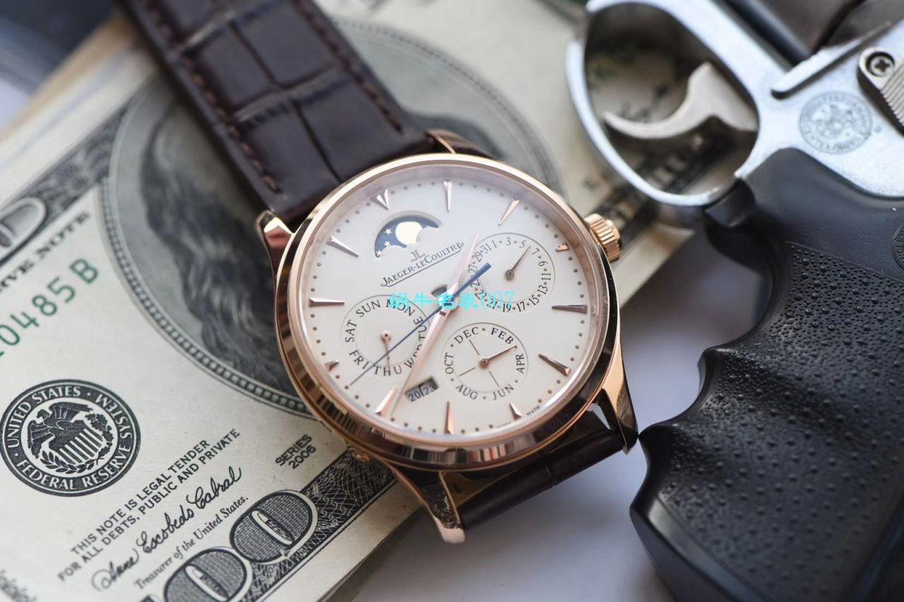 V9厂积家大师万年历复刻高仿手表自动机械表型号：白面130842J，黑面1308470，金面1302520，灰面130354J / JJ166