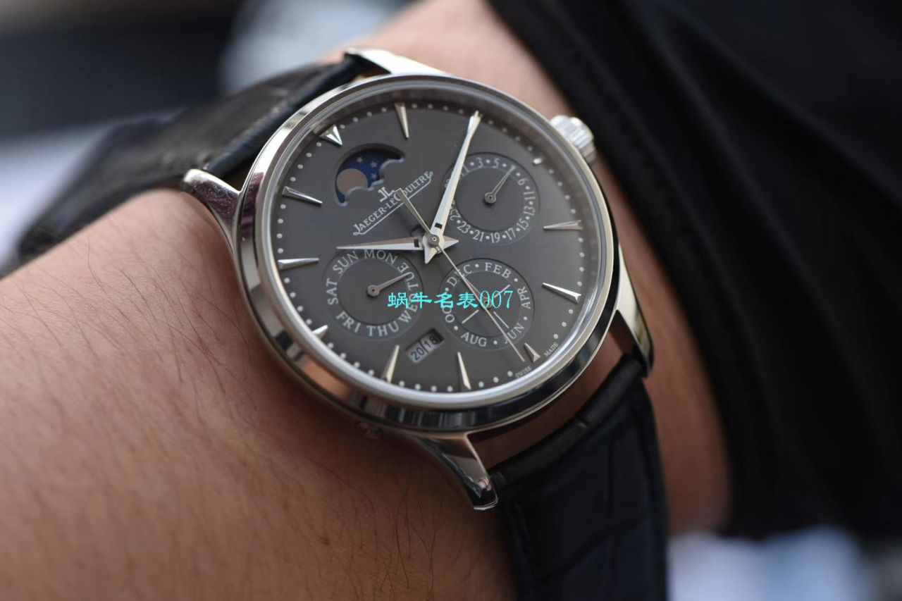 V9厂积家大师万年历复刻高仿手表自动机械表型号：白面130842J，黑面1308470，金面1302520，灰面130354J / JJ166