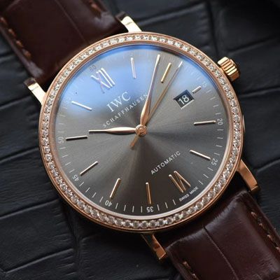 【视频评测V7厂官网莫桑石钻版本】一比一复刻高仿万国柏涛菲诺系列 IW356516 自动机械男表