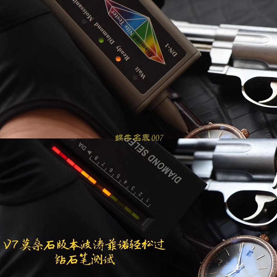 【视频评测V7厂官网莫桑石钻版本】一比一复刻高仿万国柏涛菲诺系列 IW356516 自动机械男表 / WG510