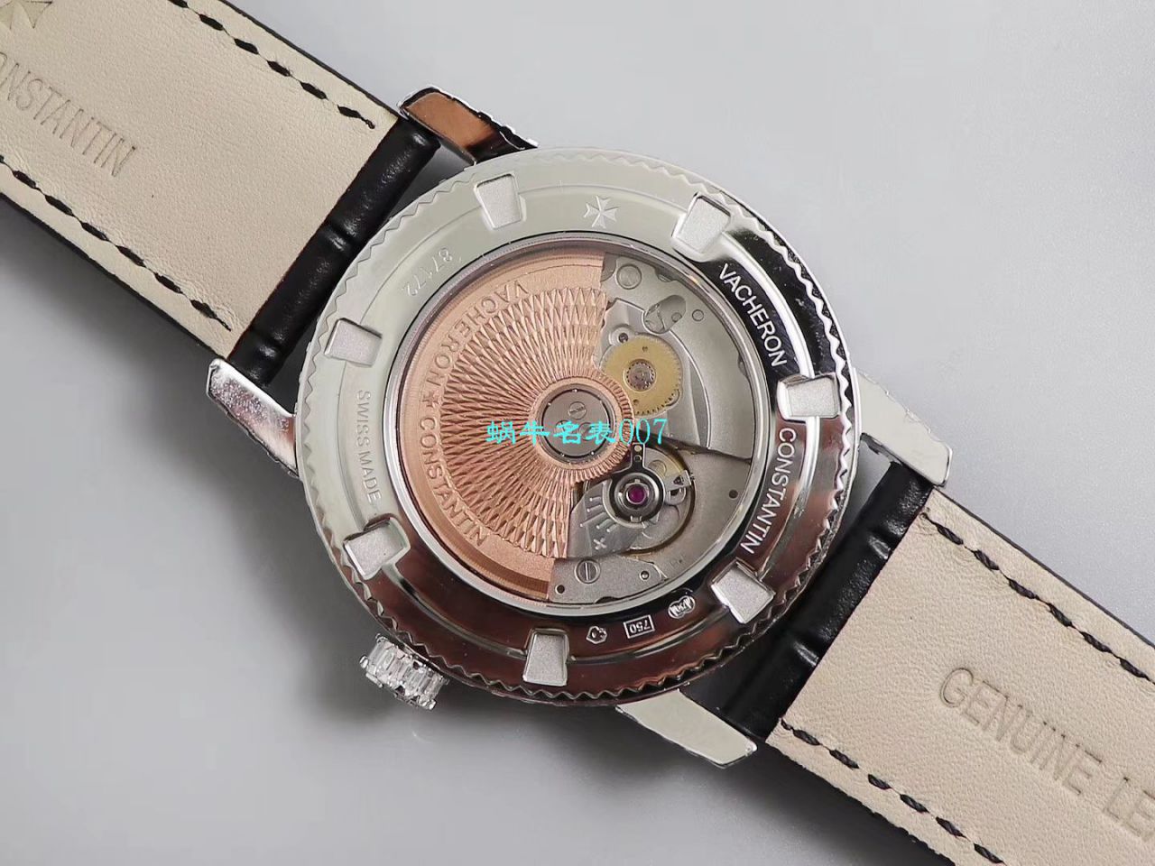 【DM厂又一奢华精品镶嵌308颗奢华方钻】江诗丹顿传袭高仿TRADITIONNELLE系列82760/000G-9852男士腕表 / JS210