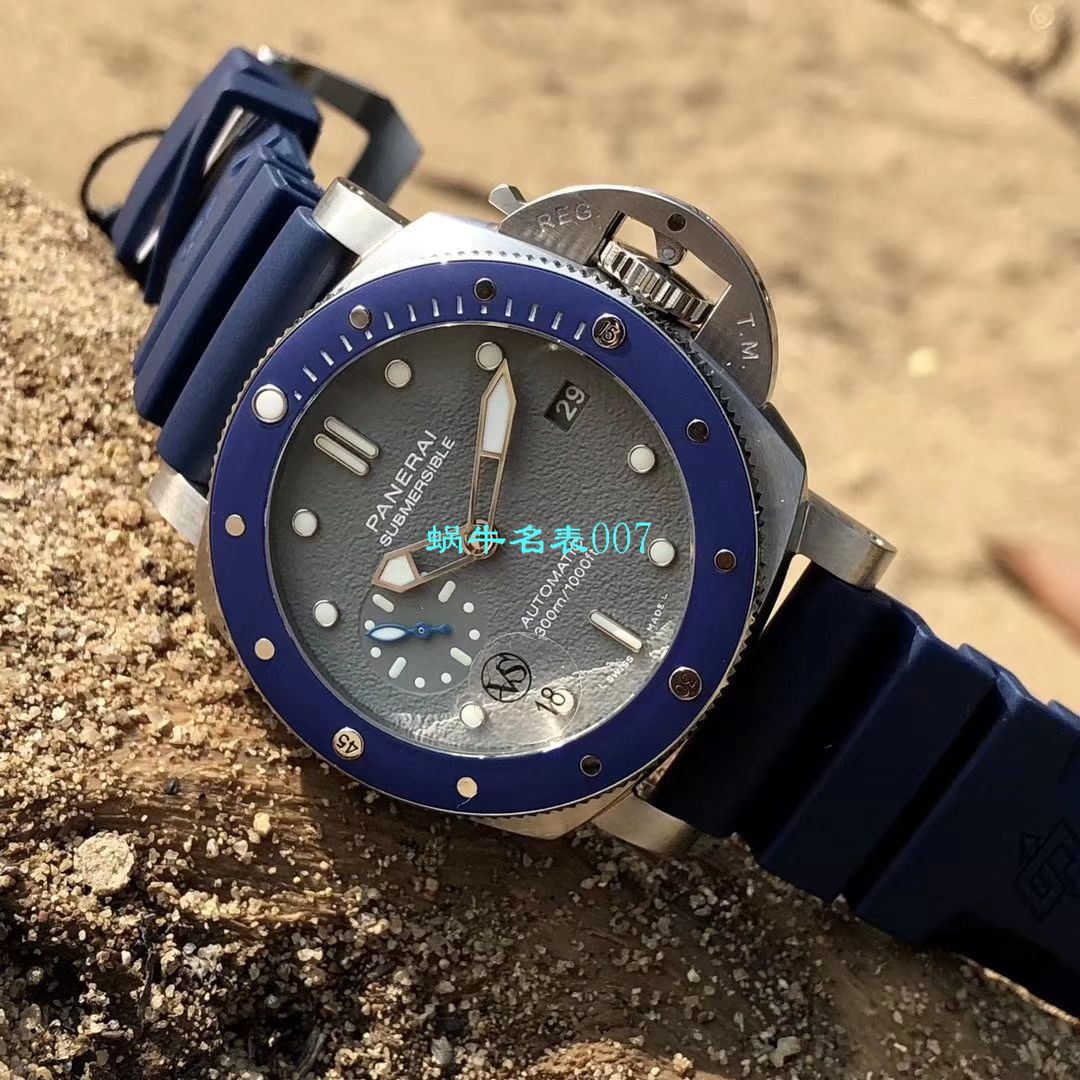 VS厂顶级复刻表 SIHH2019蓝主角高仿PAM959沛纳海SUBMERSIBLE 潜行系列PAM00959腕表 / VSPAM959