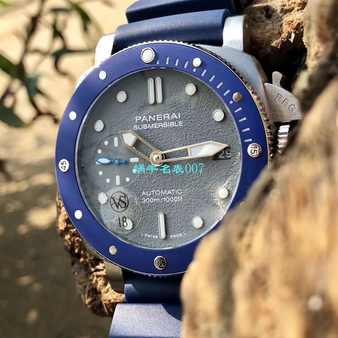 VS厂顶级复刻表 SIHH2019蓝主角高仿PAM959沛纳海SUBMERSIBLE 潜行系列PAM00959腕表 / VSPAM959