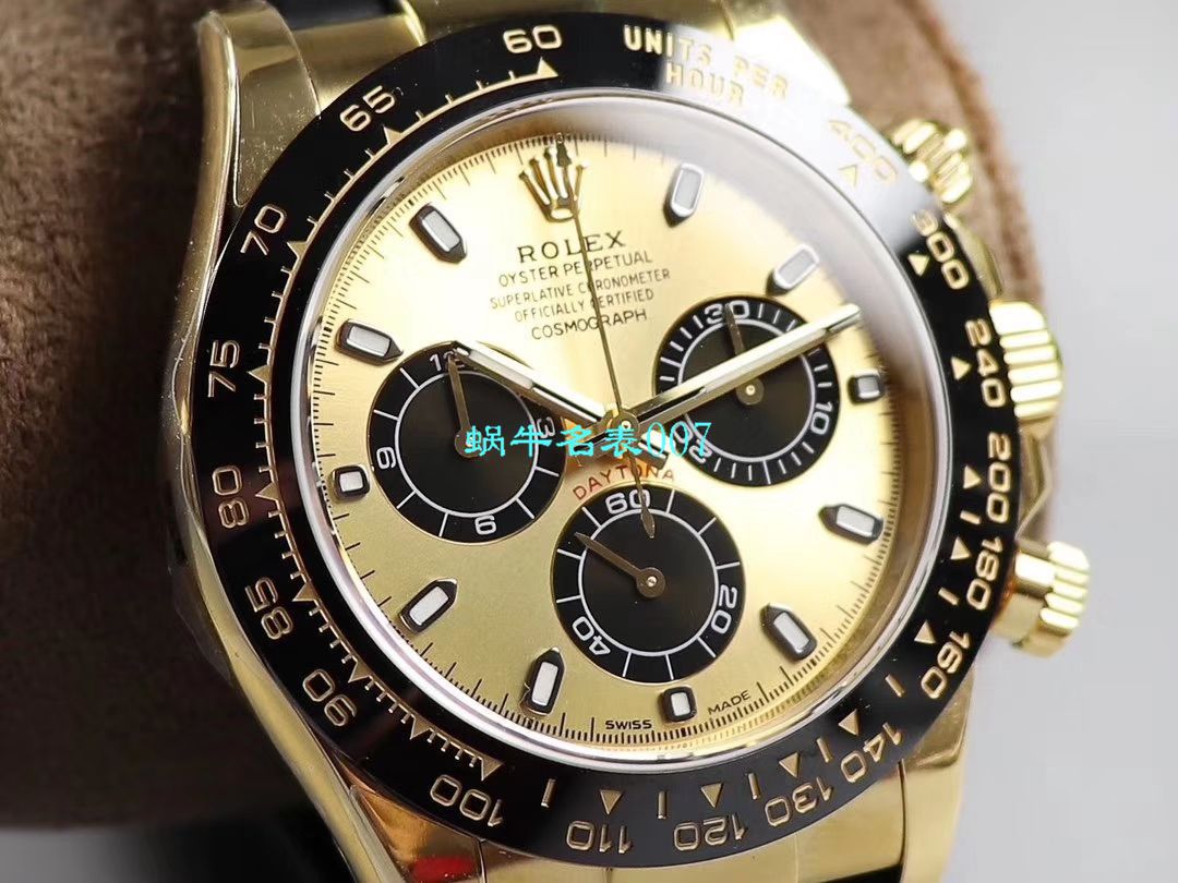 N厂迪通拿新品金迪余文乐同款全新订制版劳力士复刻高仿迪通拿超级Cal.4130自动上链机芯 / R521