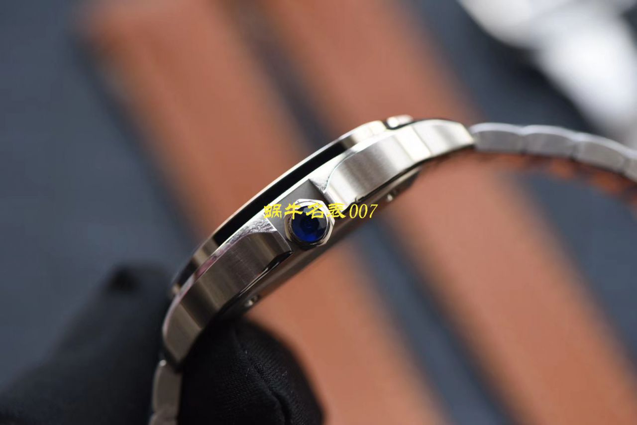 HBBV6厂新款一比一复刻高仿卡地亚山度士女装表圈镶WJSA0010,WJSA0007中号女表 / K237