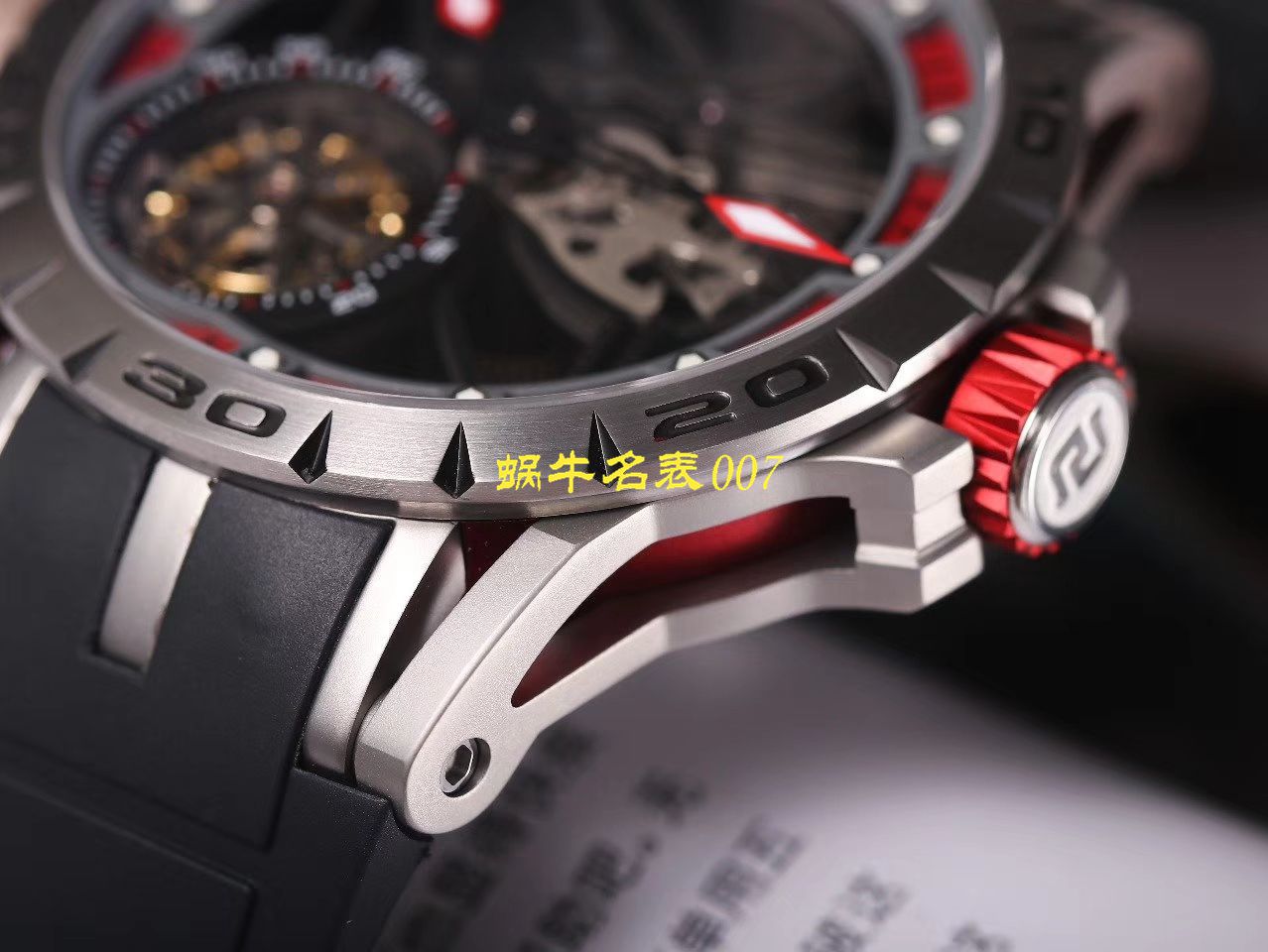 JB厂罗杰杜彼Excalibur Spidr（王者系列）顶级复刻高仿RDDBEX0545，RDDBEX0546，RDDBEX0479陀飞轮腕表 / LJ057