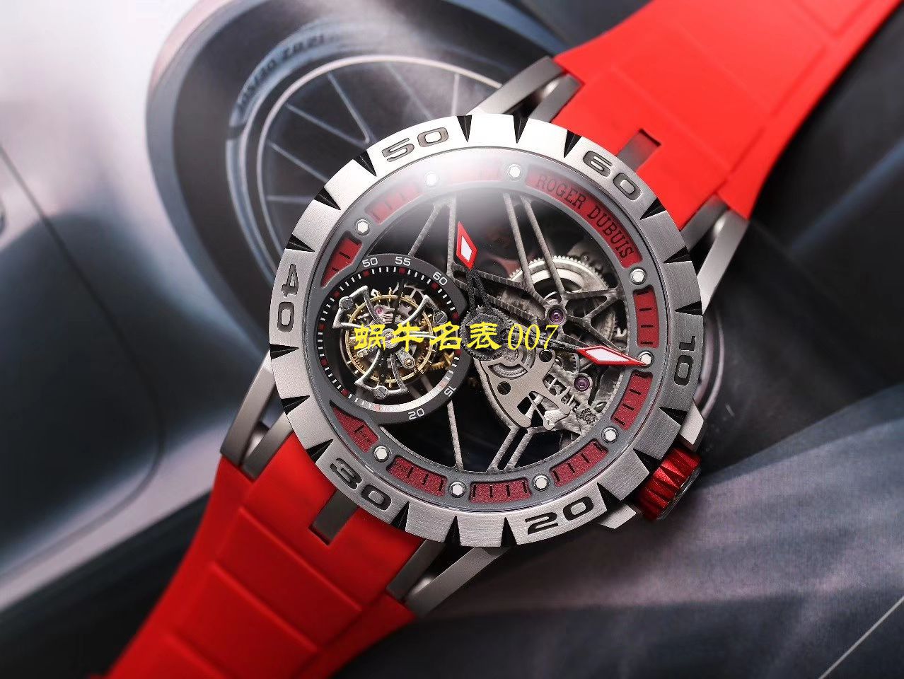 JB厂罗杰杜彼Excalibur Spidr（王者系列）顶级复刻高仿RDDBEX0545，RDDBEX0546，RDDBEX0479陀飞轮腕表 / LJ057
