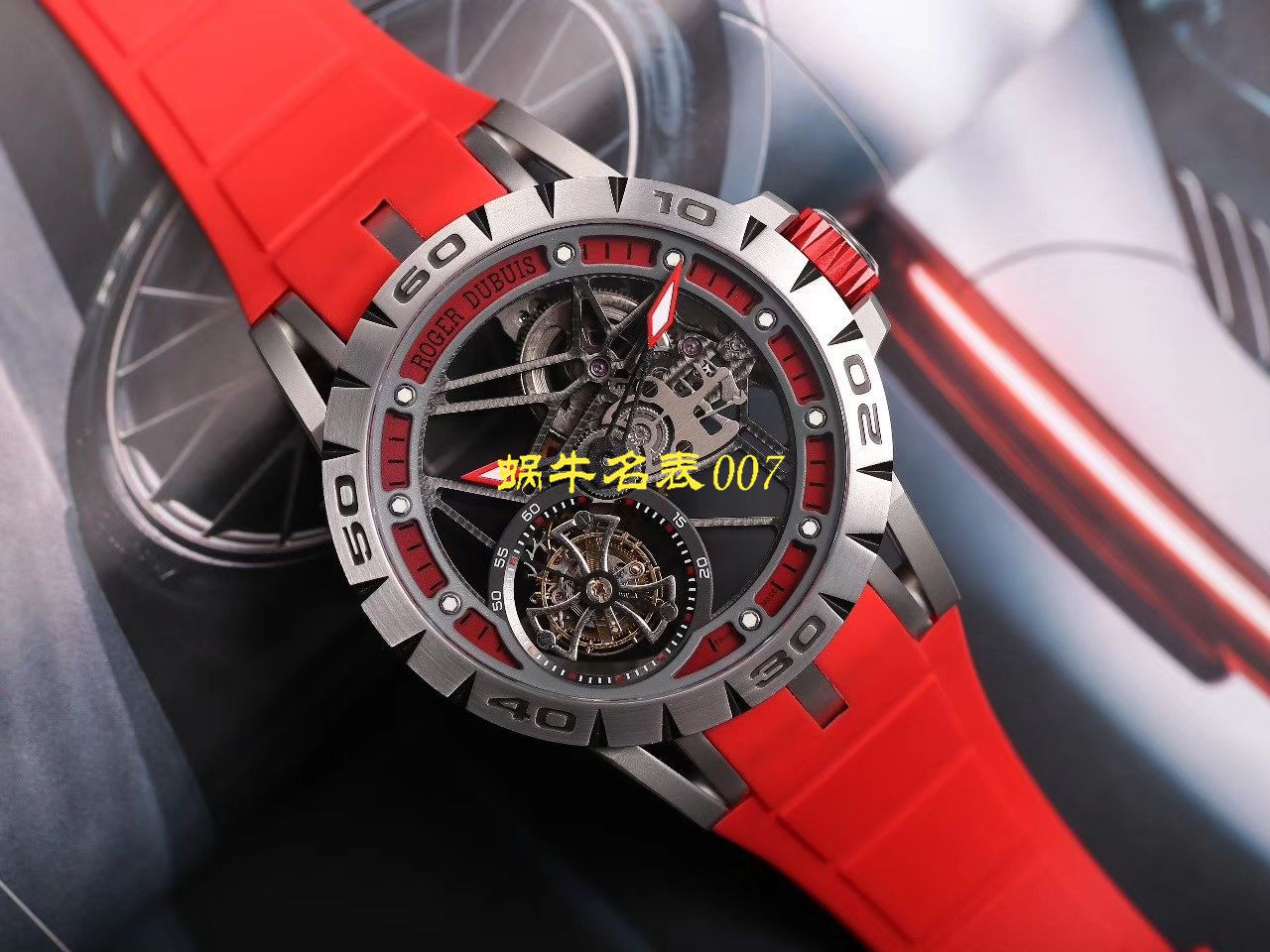 JB厂罗杰杜彼Excalibur Spidr（王者系列）顶级复刻高仿RDDBEX0545，RDDBEX0546，RDDBEX0479陀飞轮腕表 / LJ057