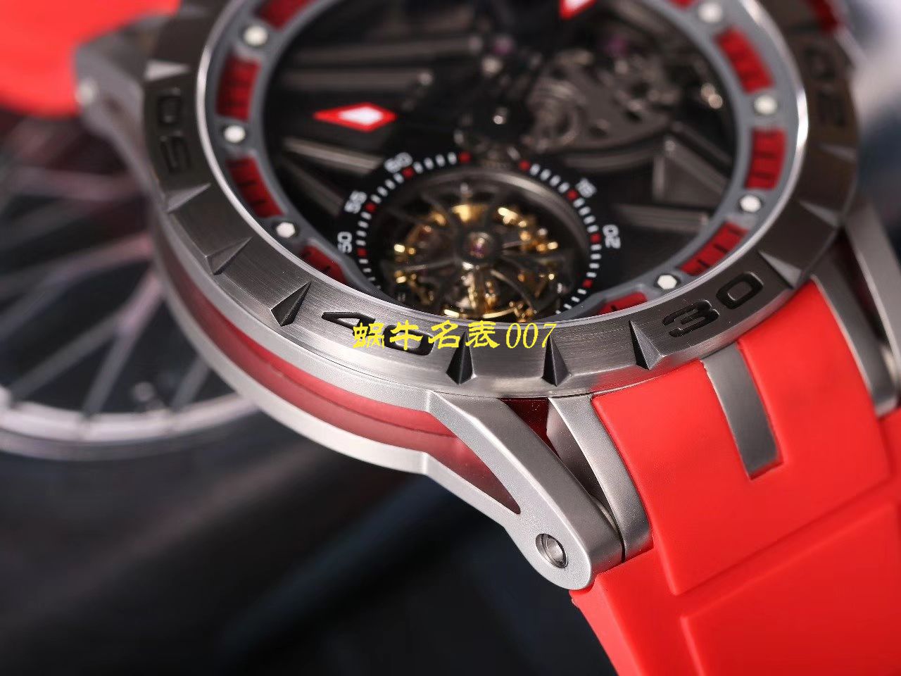 JB厂罗杰杜彼Excalibur Spidr（王者系列）顶级复刻高仿RDDBEX0545，RDDBEX0546，RDDBEX0479陀飞轮腕表 / LJ057