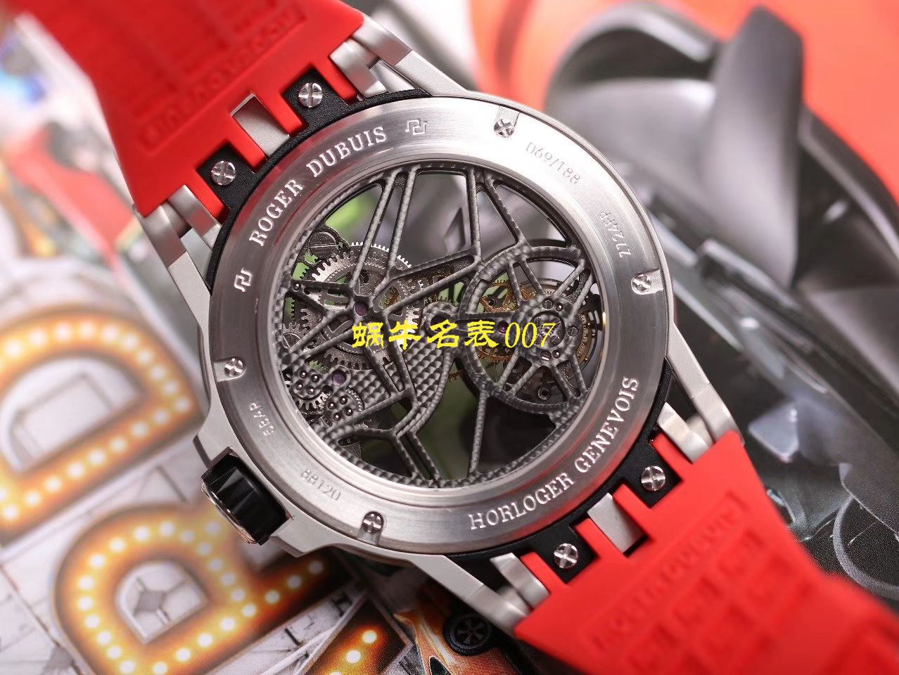 JB厂罗杰杜彼Excalibur Spidr（王者系列）顶级复刻高仿RDDBEX0545，RDDBEX0546，RDDBEX0479陀飞轮腕表 / LJ057
