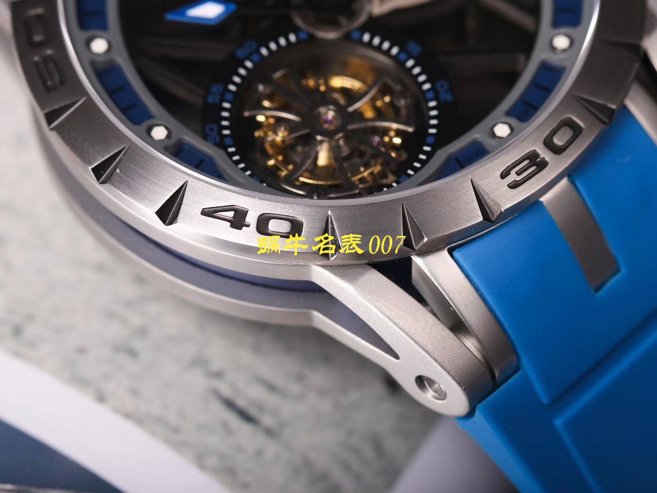 JB厂罗杰杜彼Excalibur Spidr（王者系列）顶级复刻高仿RDDBEX0545，RDDBEX0546，RDDBEX0479陀飞轮腕表 / LJ057