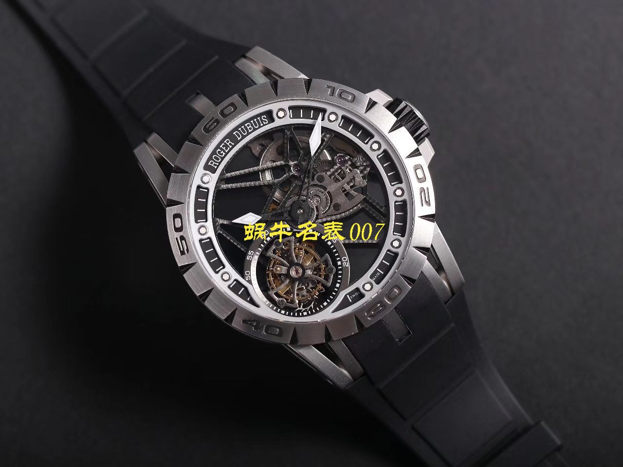 JB厂罗杰杜彼Excalibur Spidr（王者系列）顶级复刻高仿RDDBEX0545，RDDBEX0546，RDDBEX0479陀飞轮腕表 / LJ057