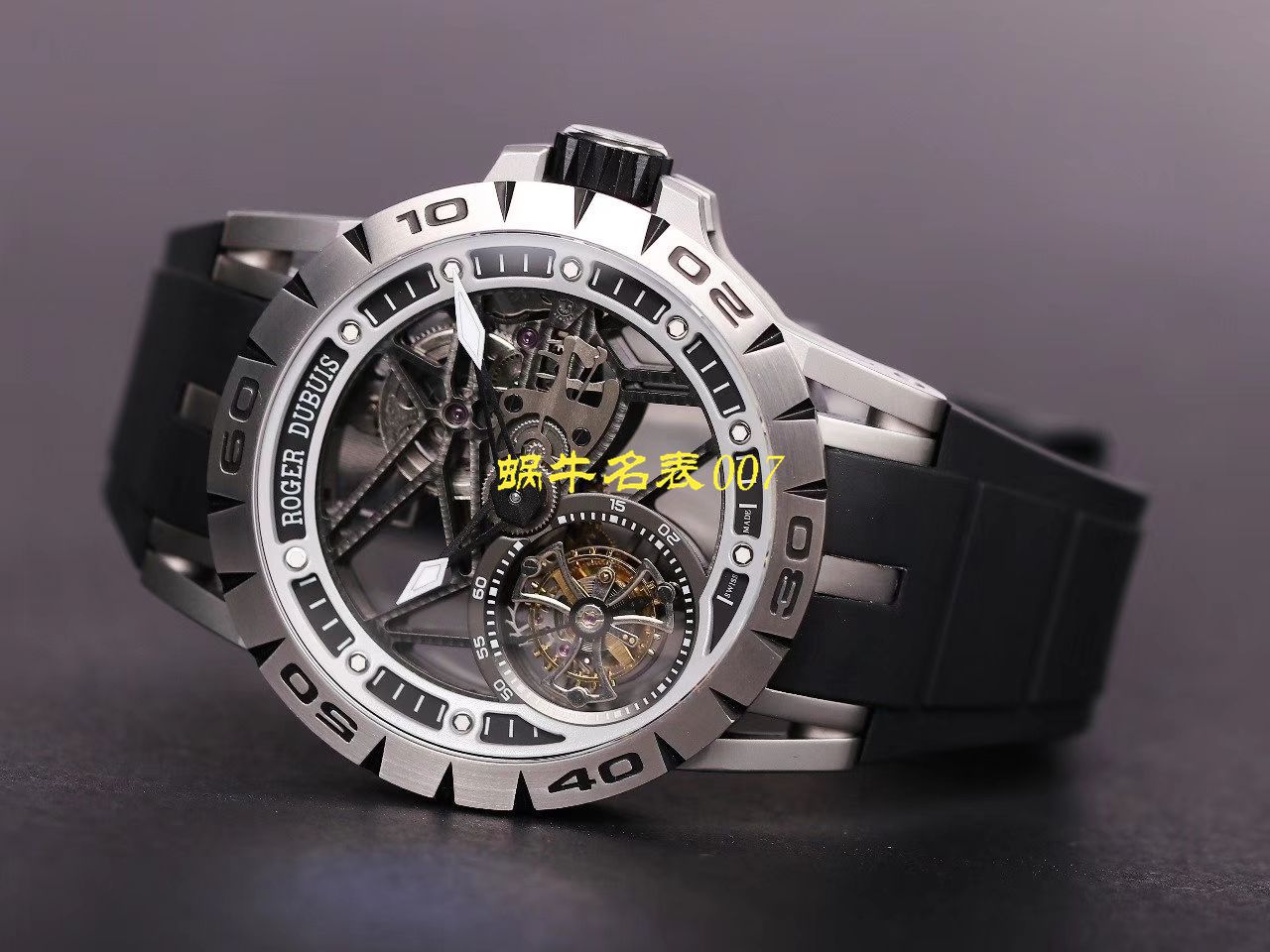 JB厂罗杰杜彼Excalibur Spidr（王者系列）顶级复刻高仿RDDBEX0545，RDDBEX0546，RDDBEX0479陀飞轮腕表 / LJ057