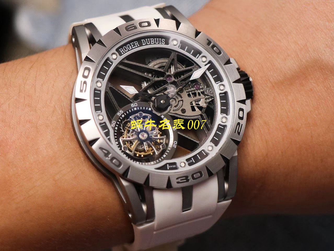 JB厂罗杰杜彼Excalibur Spidr（王者系列）顶级复刻高仿RDDBEX0545，RDDBEX0546，RDDBEX0479陀飞轮腕表 / LJ057