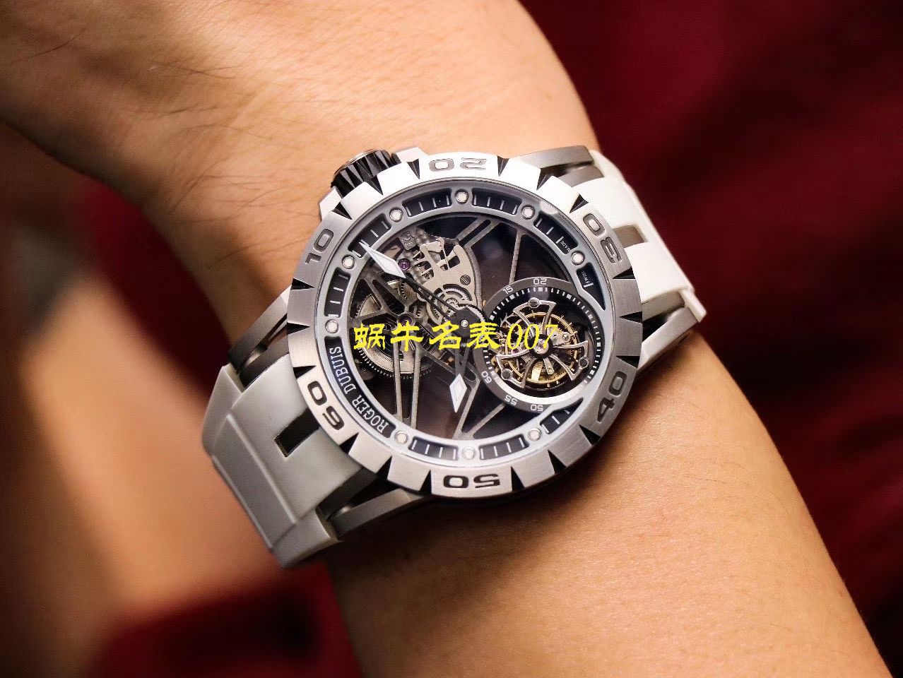 JB厂罗杰杜彼Excalibur Spidr（王者系列）顶级复刻高仿RDDBEX0545，RDDBEX0546，RDDBEX0479陀飞轮腕表 / LJ057