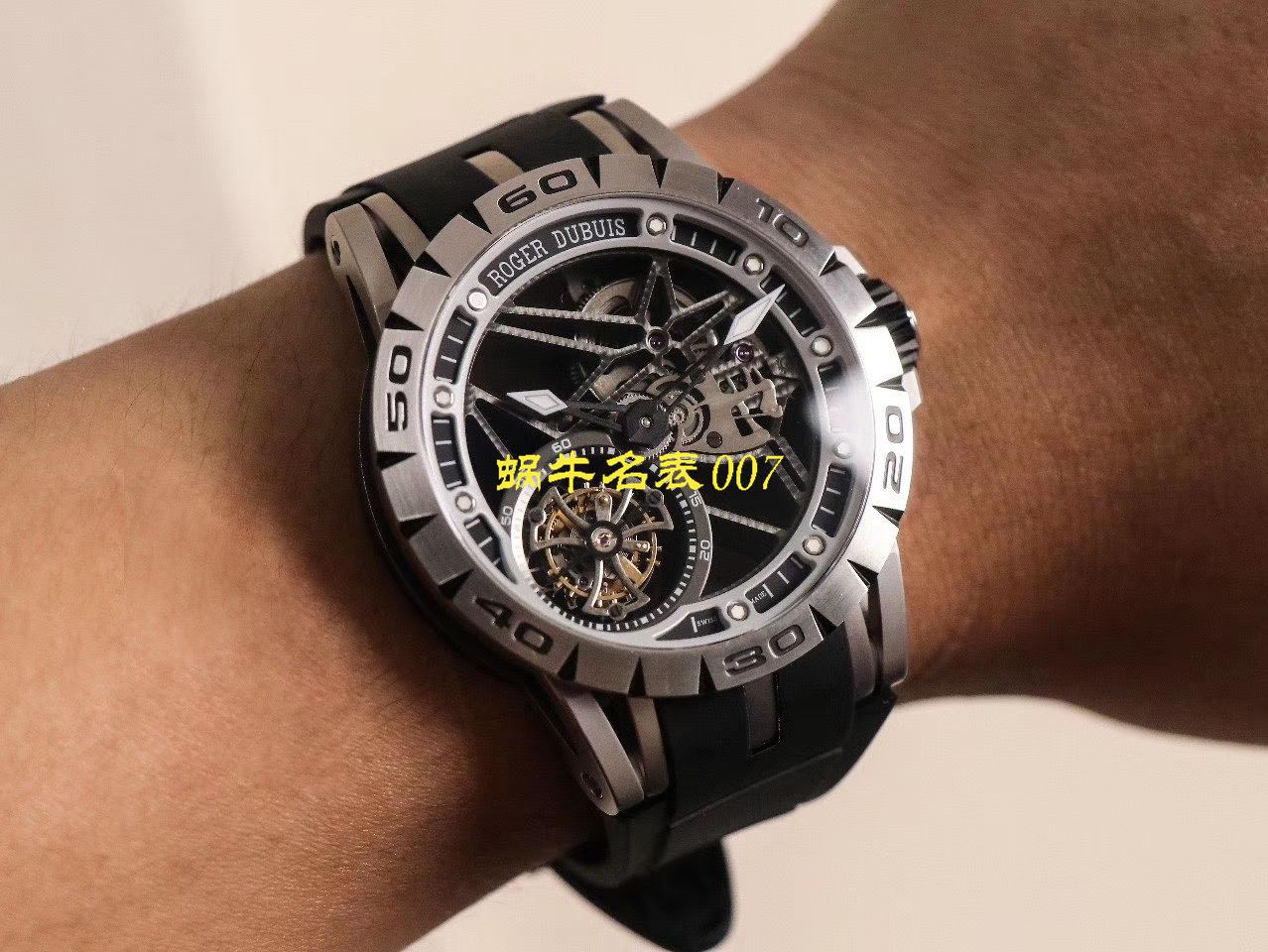 JB厂罗杰杜彼Excalibur Spidr（王者系列）顶级复刻高仿RDDBEX0545，RDDBEX0546，RDDBEX0479陀飞轮腕表 / LJ057