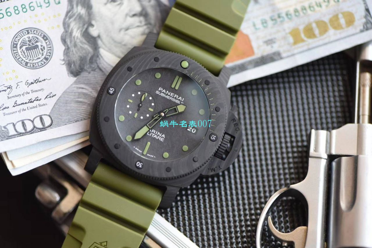 【VS厂新品军绿面英雄情结复刻手表】沛纳海高仿SUBMERSIBLE 潜行系列PAM00961腕表 / VSPAM961