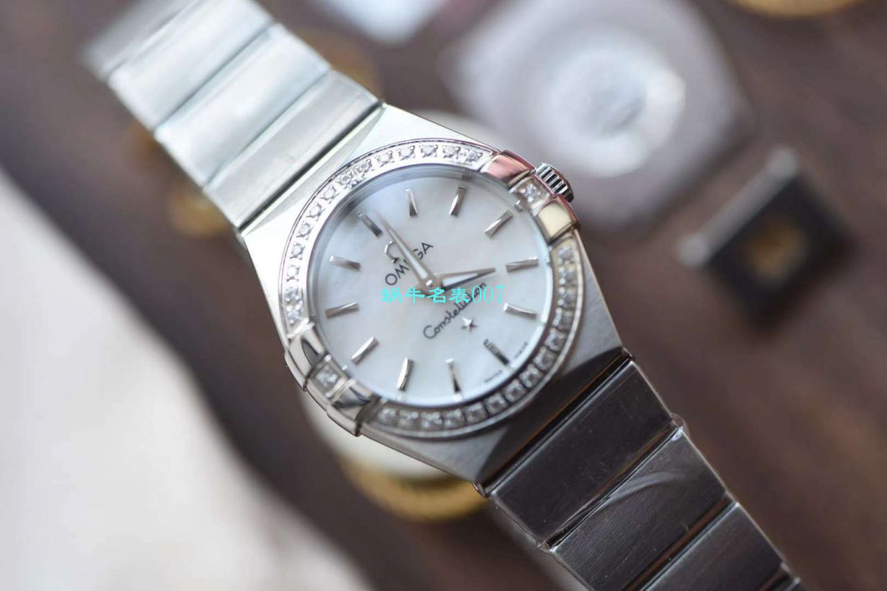 【8848厂官网复刻表】欧米茄女装星座小号24/27mm 超级版本2粒南非真钻镶嵌字面 / M661