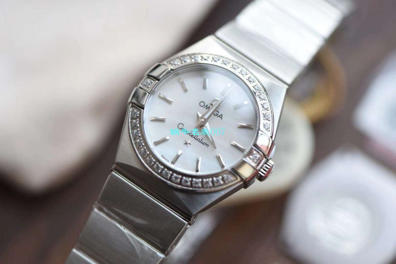 【8848厂官网复刻表】欧米茄女装星座小号24/27mm 超级版本2粒南非真钻镶嵌字面 / M661