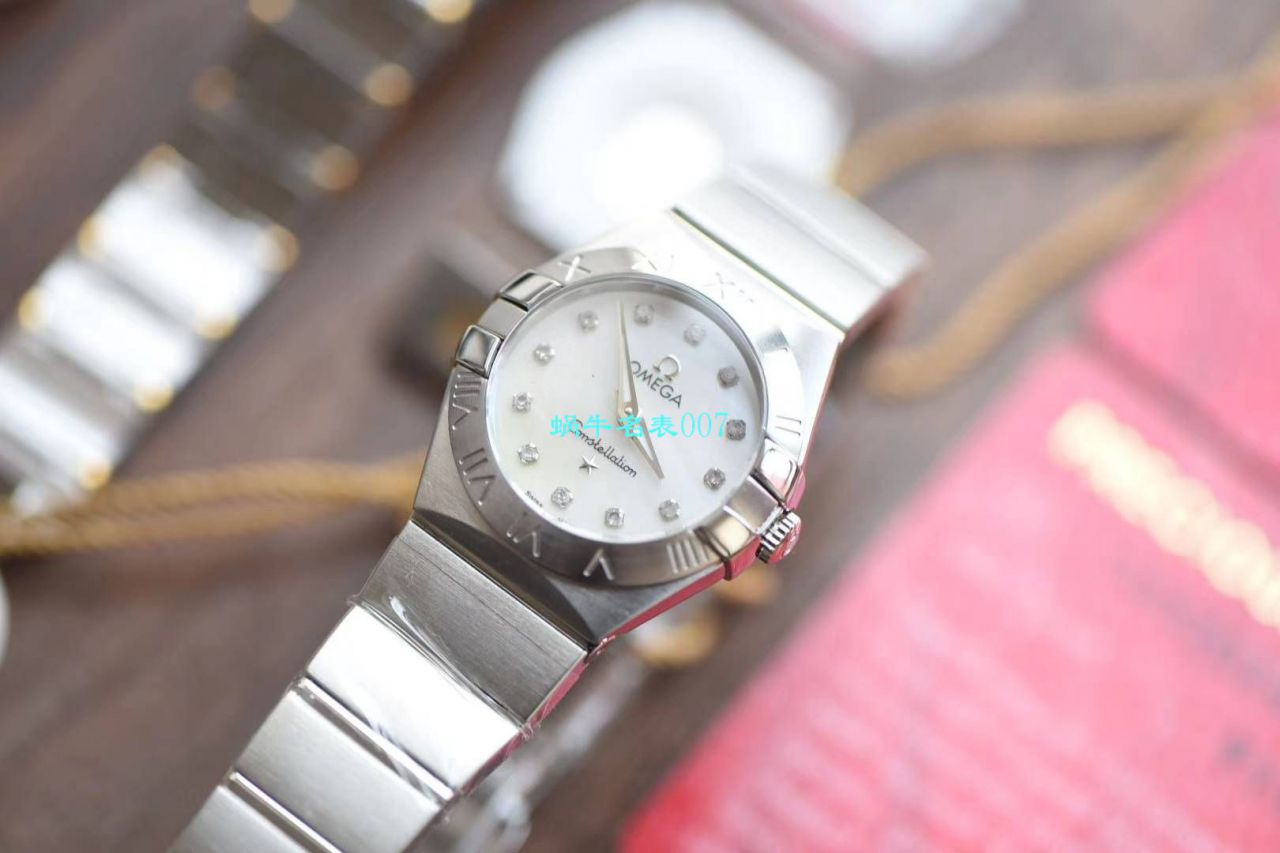 【8848厂官网复刻表】欧米茄女装星座小号24/27mm 超级版本2粒南非真钻镶嵌字面 / M661