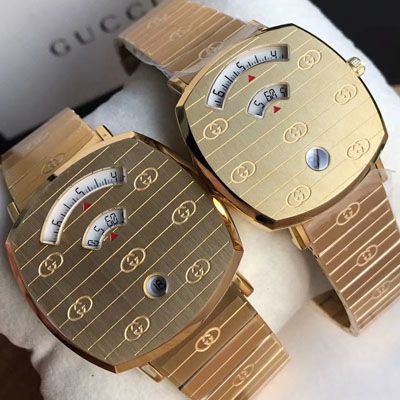 【渠道原单】original Gucci,‌古驰‌新款 Grip‌系列腕表YA157403，YA157401手表