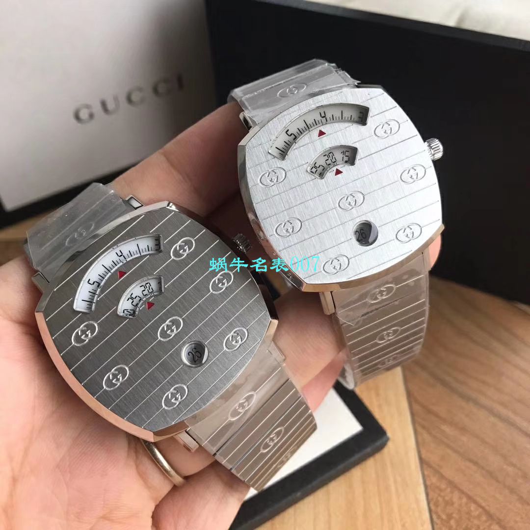 【渠道原单】original Gucci,‌古驰‌新款 Grip‌系列腕表YA157403，YA157401手表 / GUCCIKK19