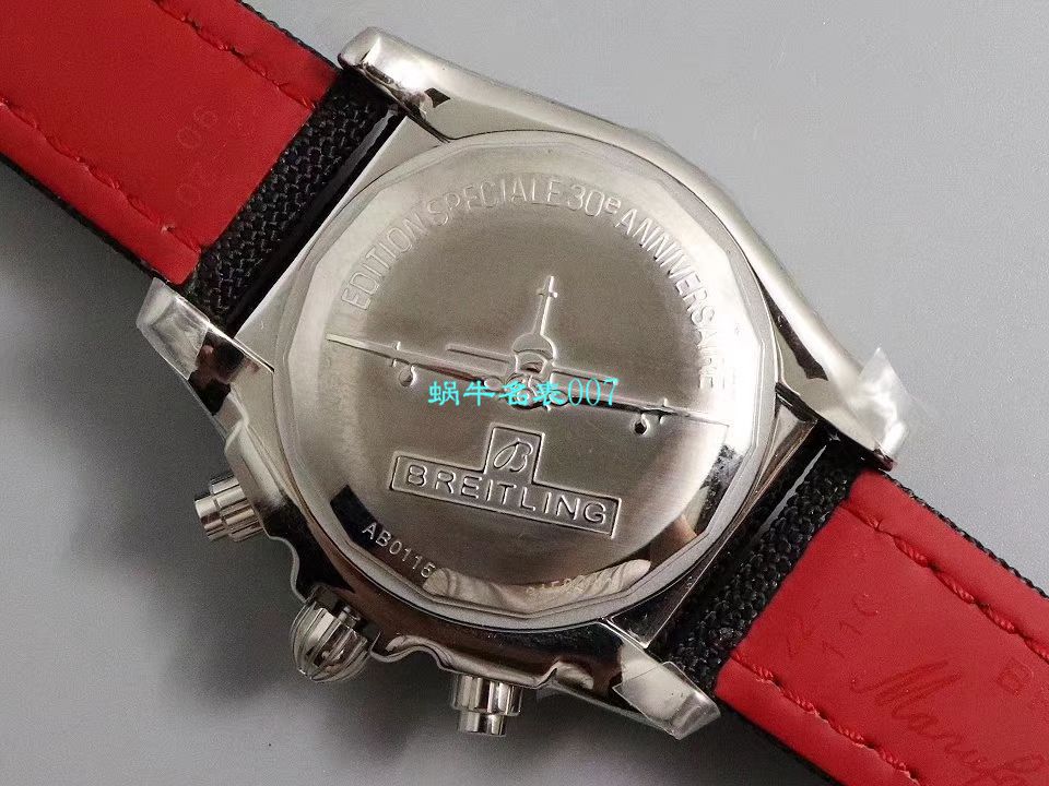 【GF厂官网复刻高仿表】百年灵机械计时王牌飞行员系列AB01154G.BD13.101W.A20D.1腕表 / BL122