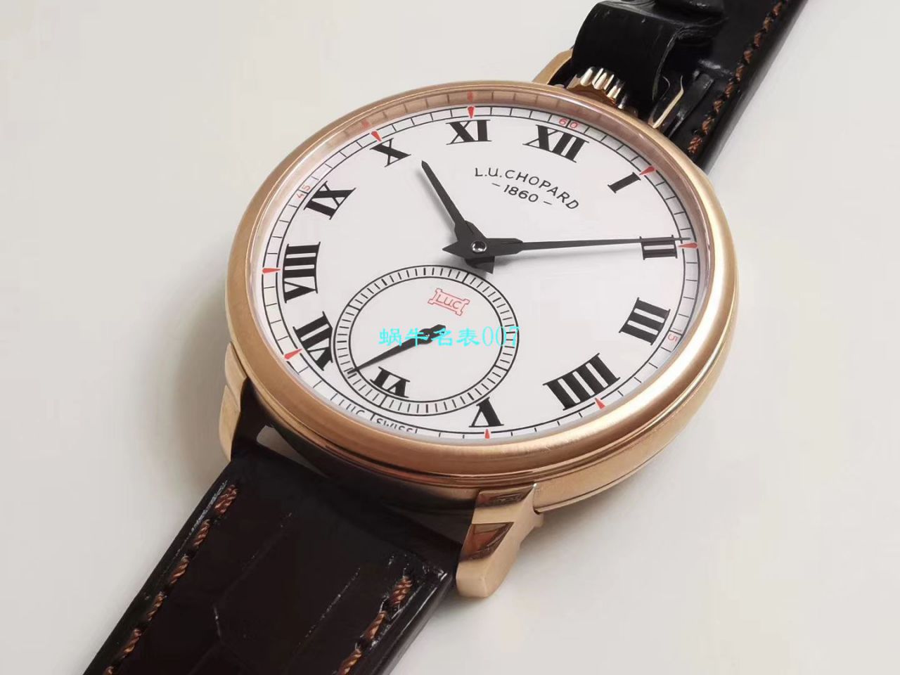 【LUC厂Chopard复刻高仿手表】萧邦L.U.C系列L.U.C THE TRIBUTE系161923-1001腕表‎与‎怀表一‎体腕表 / XB052