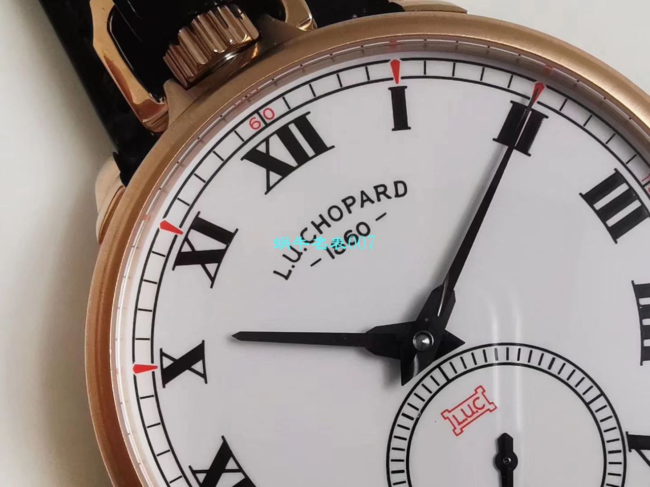 【LUC厂Chopard复刻高仿手表】萧邦L.U.C系列L.U.C THE TRIBUTE系161923-1001腕表‎与‎怀表一‎体腕表 / XB052