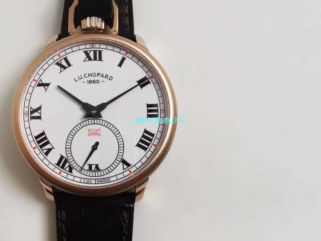 【LUC厂Chopard复刻高仿手表】萧邦L.U.C系列L.U.C THE TRIBUTE系161923-1001腕表‎与‎怀表一‎体腕表 / XB052