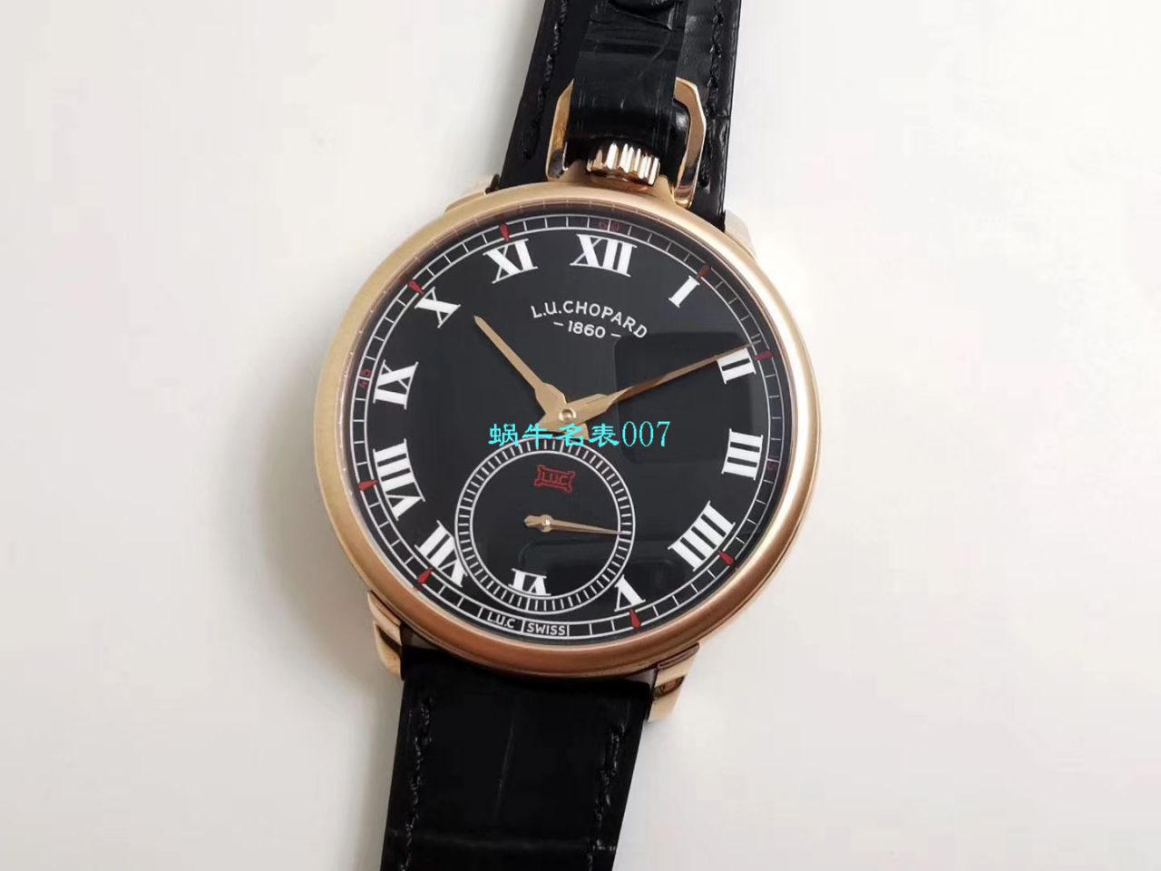 【LUC厂Chopard复刻高仿手表】萧邦L.U.C系列L.U.C THE TRIBUTE系161923-1001腕表‎与‎怀表一‎体腕表 / XB052
