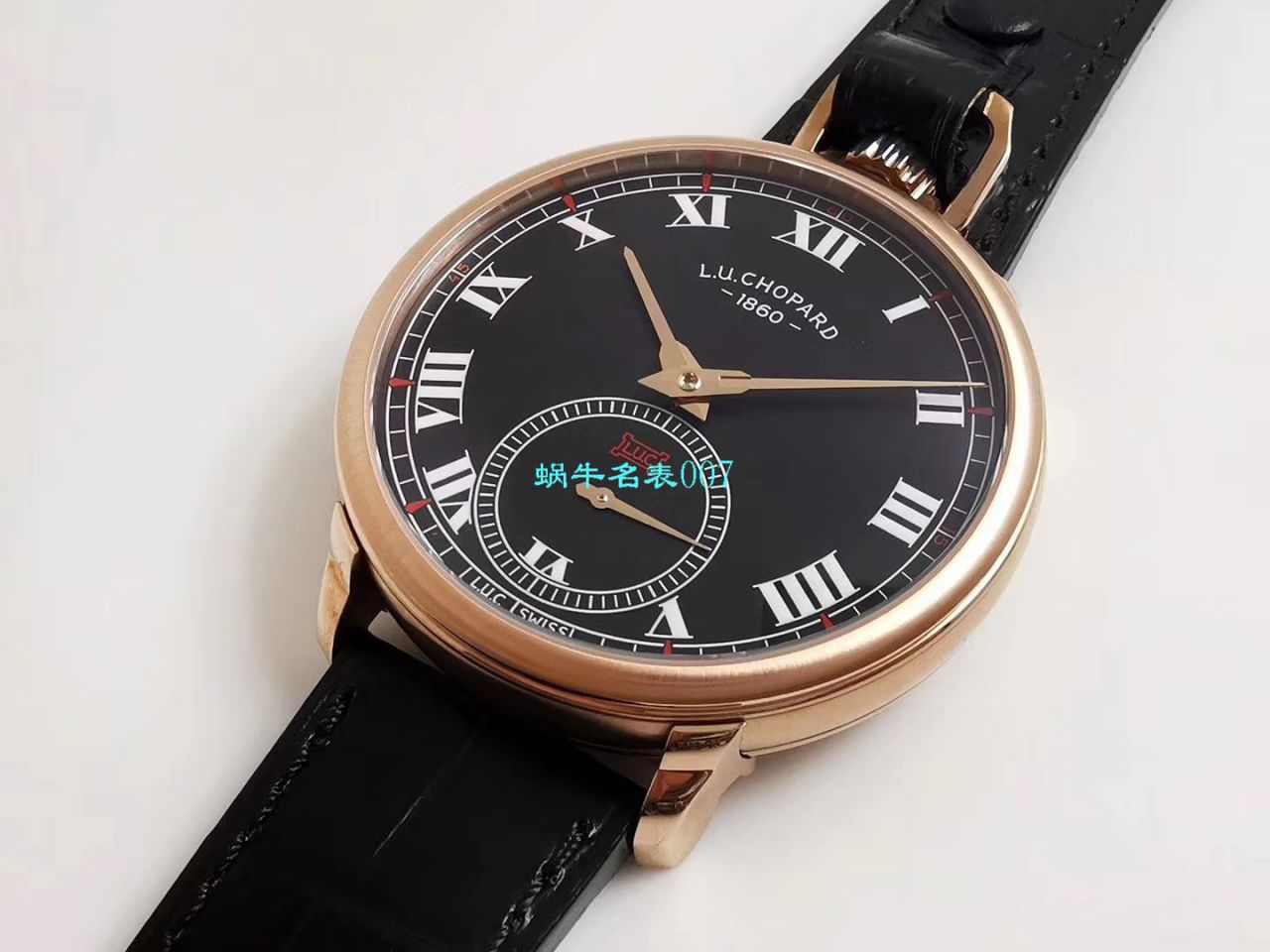 【LUC厂Chopard复刻高仿手表】萧邦L.U.C系列L.U.C THE TRIBUTE系161923-1001腕表‎与‎怀表一‎体腕表 / XB052